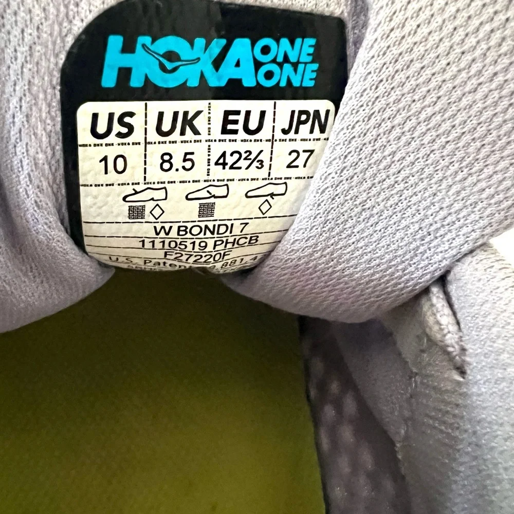 Hoka One One Bondi, light lavender color - Picture 4 of 7